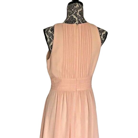 Ralph Lauren Dress Women's Size 10 Peach Blush Midi Summer - Picture 5 of 8